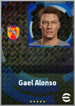 Gael Alonso eFootball 2026 player card, 68 OVR CB