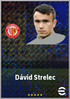 Dávid Strelec eFootball 2026 player card, 70 OVR CF