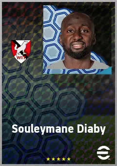 Souleymane Diaby eFootball 2026 player card, 69 OVR LB