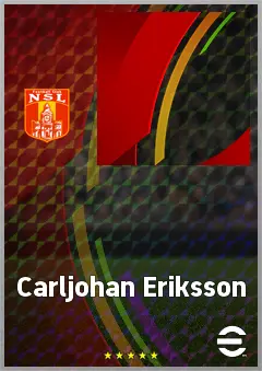 Carljohan Eriksson eFootball 2026 player card, 67 OVR GK