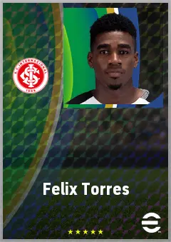 Felix Torres eFootball 2026 player card, 72 OVR CB