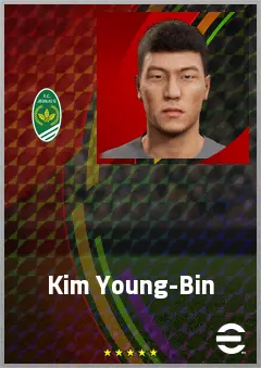 Kim Young-Bin eFootball 2026 player card, 69 OVR CB