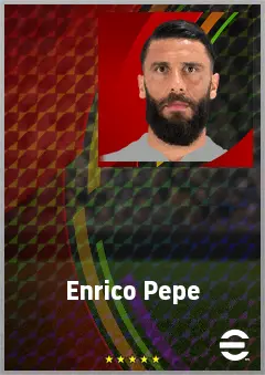 Enrico Pepe eFootball 2026 player card, 66 OVR CB