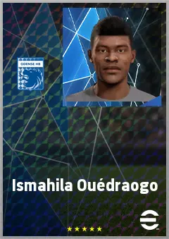 Ismahila Ouédraogo eFootball 2026 player card, 69 OVR DMF