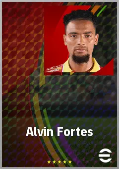 Alvin Fortes eFootball 2026 player card, 71 OVR RMF