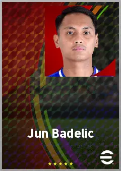 Jun Badelic eFootball 2026 player card, 65 OVR GK