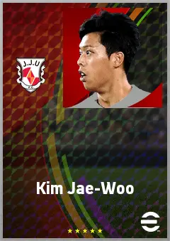 Kim Jae-Woo eFootball 2026 player card, 66 OVR CB
