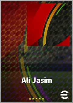 Ali Jasim eFootball 2026 player card, 68 OVR LWF