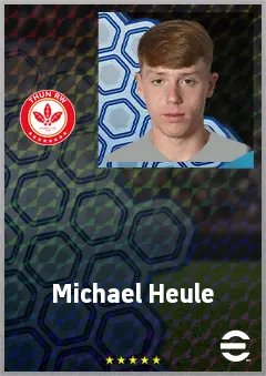 Michael Heule eFootball 2026 player card, 68 OVR LB