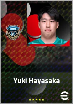 Hayasaka Yuki eFootball 2026 player card, 66 OVR GK