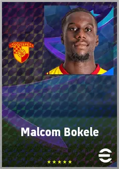 Malcom Bokele eFootball 2026 player card, 72 OVR CB