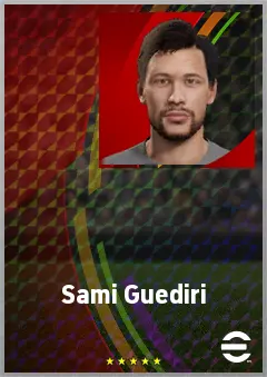 Sami Guediri eFootball 2026 player card, 69 OVR LB