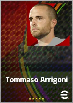 Tommaso Arrigoni eFootball 2026 player card, 70 OVR CMF