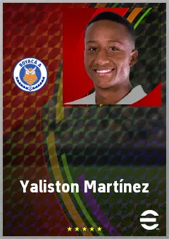 Yaliston Martínez eFootball 2026 player card, 69 OVR LB
