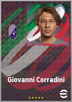 Giovanni Corradini eFootball 2026 player card, 67 OVR DMF