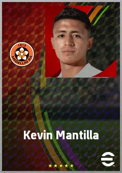 Kevin Mantilla eFootball 2026 player card, 71 OVR CB