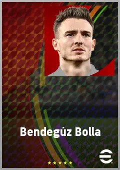 Bendegúz Bolla eFootball 2026 player card, 72 OVR RB