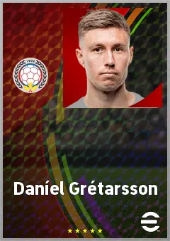 Daníel Grétarsson eFootball 2026 player card, 69 OVR CB