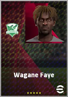 Wagane Faye eFootball 2026 player card, 68 OVR CB