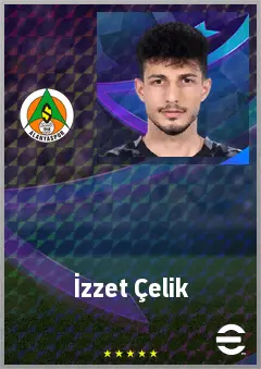 İzzet Çelik eFootball 2026 player card, 66 OVR AMF