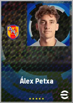 Álex Petxa eFootball 2026 player card, 67 OVR RB