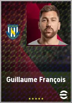 Guillaume François eFootball 2026 player card, 65 OVR RB