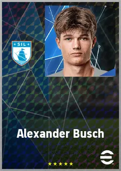 Alexander Busch eFootball 2026 player card, 69 OVR CB