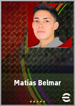 Matías Belmar eFootball 2026 player card, 68 OVR CF