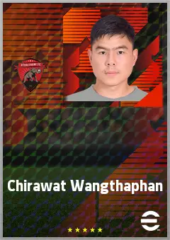 Chirawat Wangthaphan eFootball 2026 player card, 67 OVR GK