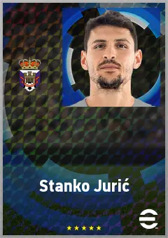 Stanko Jurić eFootball 2026 player card, 71 OVR DMF