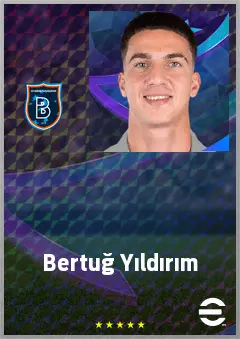 Bertuğ Yıldırım eFootball 2026 player card, 72 OVR CF