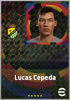 Lucas Cepeda eFootball 2026 player card, 71 OVR LWF