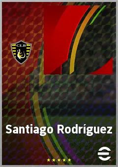 Santiago Rodríguez eFootball 2026 player card, 73 OVR AMF
