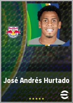 José Andrés Hurtado eFootball 2026 player card, 71 OVR RB