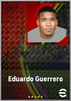 Eduardo Guerrero eFootball 2026 player card, 69 OVR CF