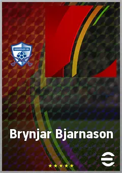 Brynjar Bjarnason eFootball 2026 player card, 68 OVR CB