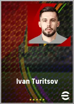 Ivan Turitsov eFootball 2026 player card, 67 OVR RB