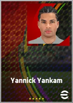 Yannick Yankam eFootball 2026 player card, 69 OVR CMF
