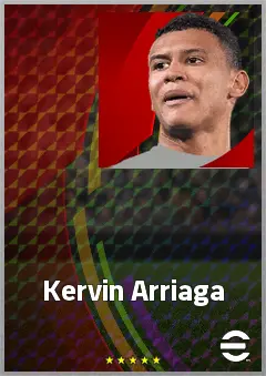 Kervin Arriaga eFootball 2026 player card, 71 OVR DMF