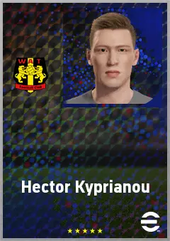 Hector Kyprianou eFootball 2026 player card, 69 OVR DMF