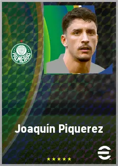 Joaquín Piquerez eFootball 2026 player card, 75 OVR LB