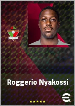 Roggerio Nyakossi eFootball 2026 player card, 67 OVR CB