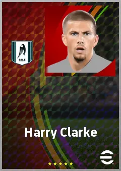 Harry Clarke eFootball 2026 player card, 70 OVR RB