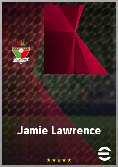 Jamie Lawrence eFootball 2026 player card, 68 OVR CB