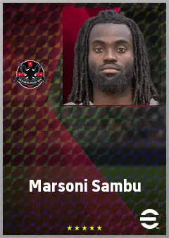 Marsoni Sambu eFootball 2026 player card, 69 OVR RB