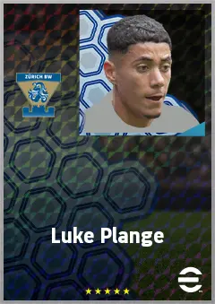 Luke Plange eFootball 2026 player card, 69 OVR CF