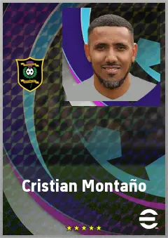 Cristian Montaño eFootball 2026 player card, 69 OVR LB