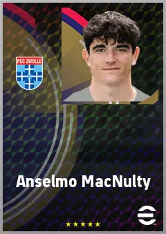 Anselmo MacNulty eFootball 2026 player card, 70 OVR CB