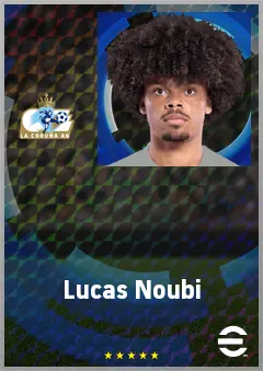 Lucas Noubi eFootball 2026 player card, 68 OVR CB