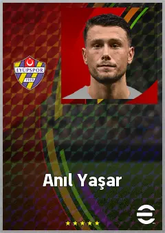 Anıl Yaşar eFootball 2026 player card, 66 OVR CB